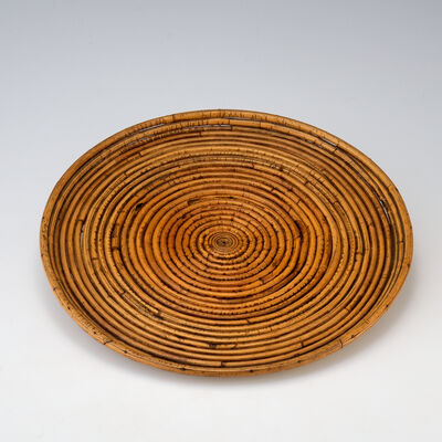 時代物　藤編釜敷