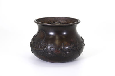 琢齋造斑紫銅建水