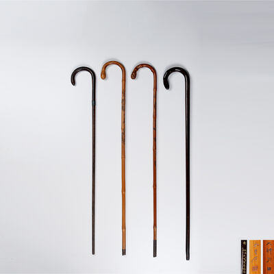 竹根·紫檀杖四本組