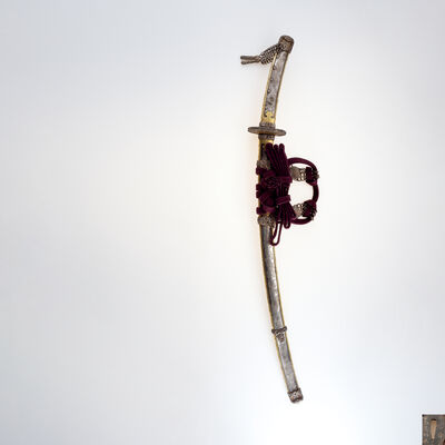 一陽斎梅田篤光造　兵庫鎖御太刀壹振（共箱二重箱）