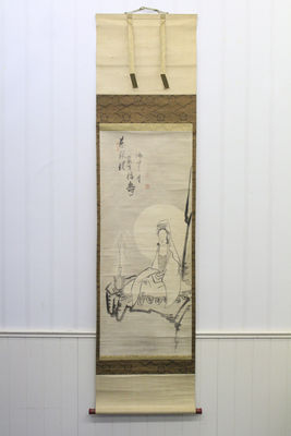 白隠禪師作 觀音畫像（共箱）