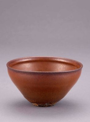 2206 宋 建窑柿釉碗