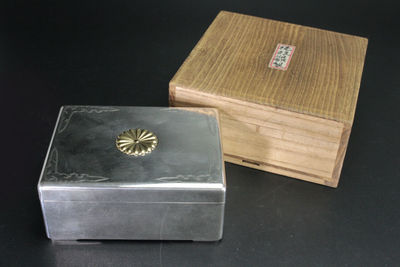 純銀服部製小盒