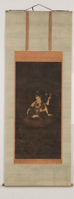 十三~十四世紀 如意輪観音図 軸