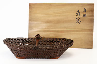 舟形魚籠（共箱）