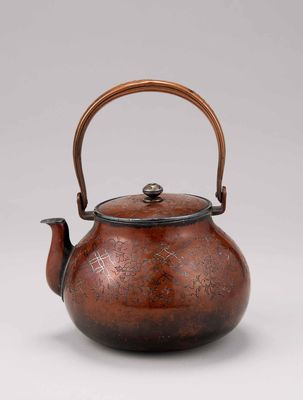 2252 平重铜制镶嵌汤沸