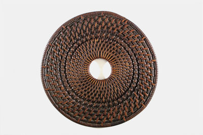 环纹滕编杯垫一枚