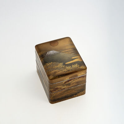 富士蒔絵御手箱（共箱）