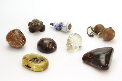 根付 材質不一 8点セット