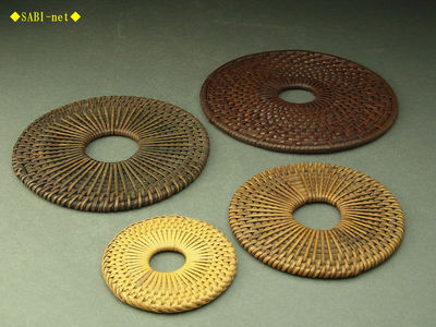 ◆SABI◆時代 藤組瓶敷 釜敷 4客