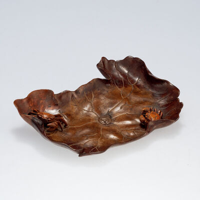 一楽荘蔵 蓮葉式茶盆（收藏箱）