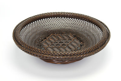 竹房斎 工房造 竹編盆