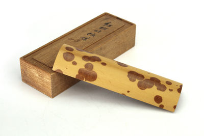 雅堂作 紅斑竹仙媒（共箱）