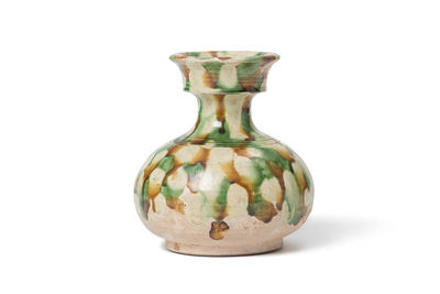 唐三彩 盤口 唾壺