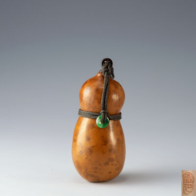 春挙題　瓢箪（共箱共袋）