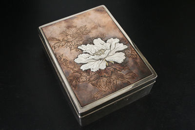 廣勝 富貴牡丹圖小盒