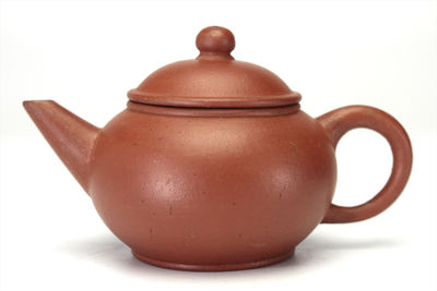 荊溪惠孟臣造 朱砂急須