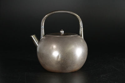 純古堂 炮口丸型銀瓶