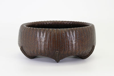 竹編碳籠（箱付）