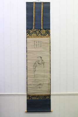 雪舟筆 釈迦像（共箱）