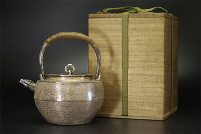 四世藏六造 盉式龍首銀瓶（共箱）