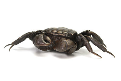 銅製 螃蟹自在置物