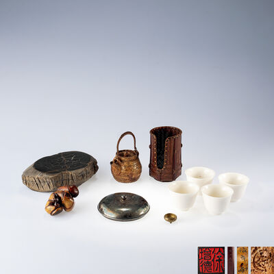 煎茶道具組一式