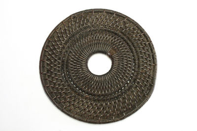 環紋藤編杯墊一枚