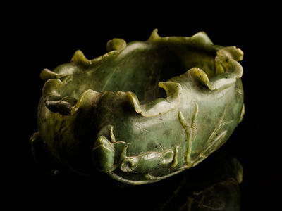 155-碧砡符花型筆洗