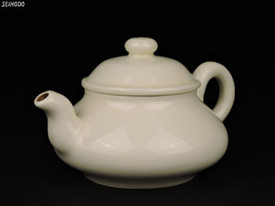 【青峯堂】古い中国 白高麗 急須 ①