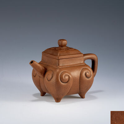 四足古紋式急須