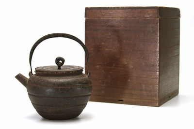 波紋炮口 鉄瓶（共箱）