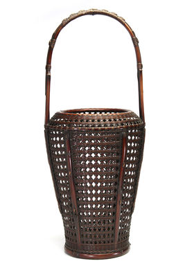 在銘 竹編花籃（大）