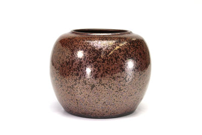 鉄砂窯 建水（共箱）