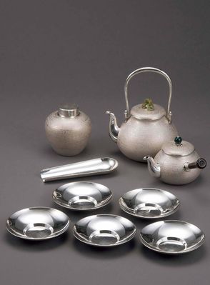 2249 尚美堂纯银茶器 （五件套）