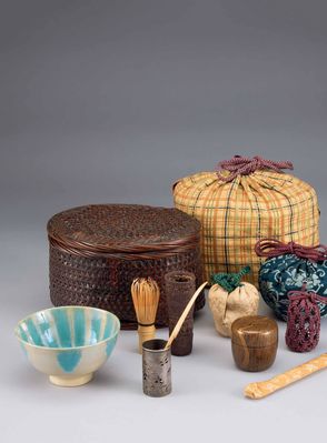 2162 初代 早川尚古斋茶笼 （一套）