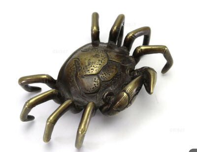 金屋五郎三郎造 蟹形蓋置 （共箱）