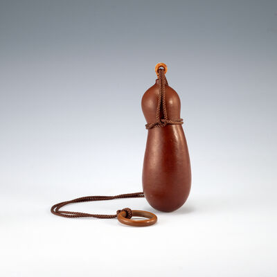 雨山居士　嬾仙立瓢（共箱）