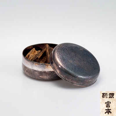 達拉干沈香 4点 28.3g 純銀宮本製香合付