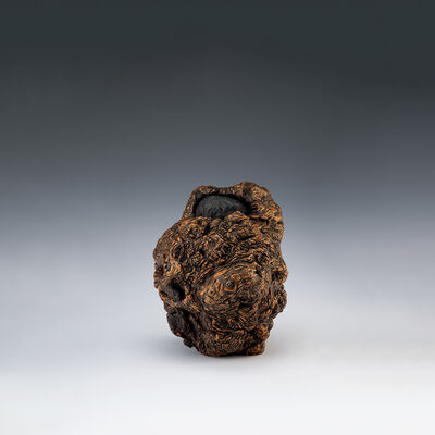 自然木石噛達磨置物