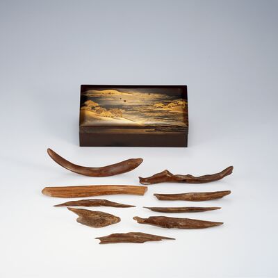 蒔絵長手箱 印尼沈水香110g（箱付）