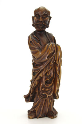 黃楊木羅漢像 置物