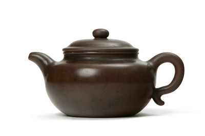 「邵大亭」款 紫泥茶壺