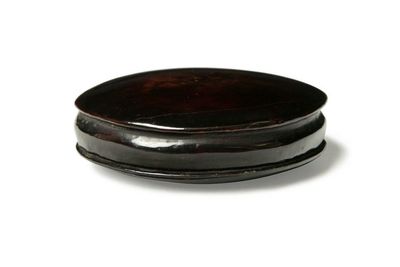 南宋 黒漆 蓋盒