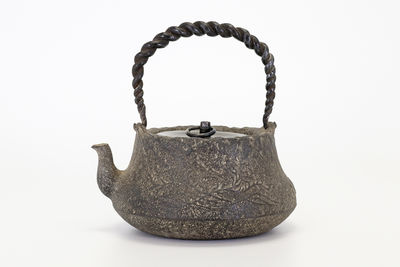 安之介造 達摩形鉄瓶