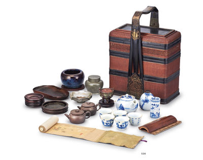 534 古风煎茶器 （一套）