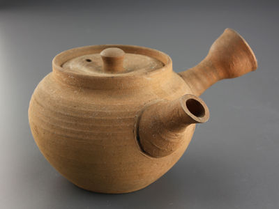 【雅】古美術品 南蛮手 横手急須 煎茶道具 AT001