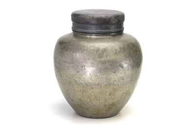 光玉堂造 錫罐（中）その一