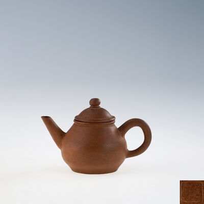 金士恒造　朱泥急須（箱付）