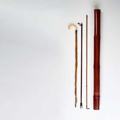 竹杖竹棒竹筒4点組